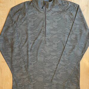 Storm Creek Men's Bodyguard Quarter Zip - Size Medium in Olive Tan